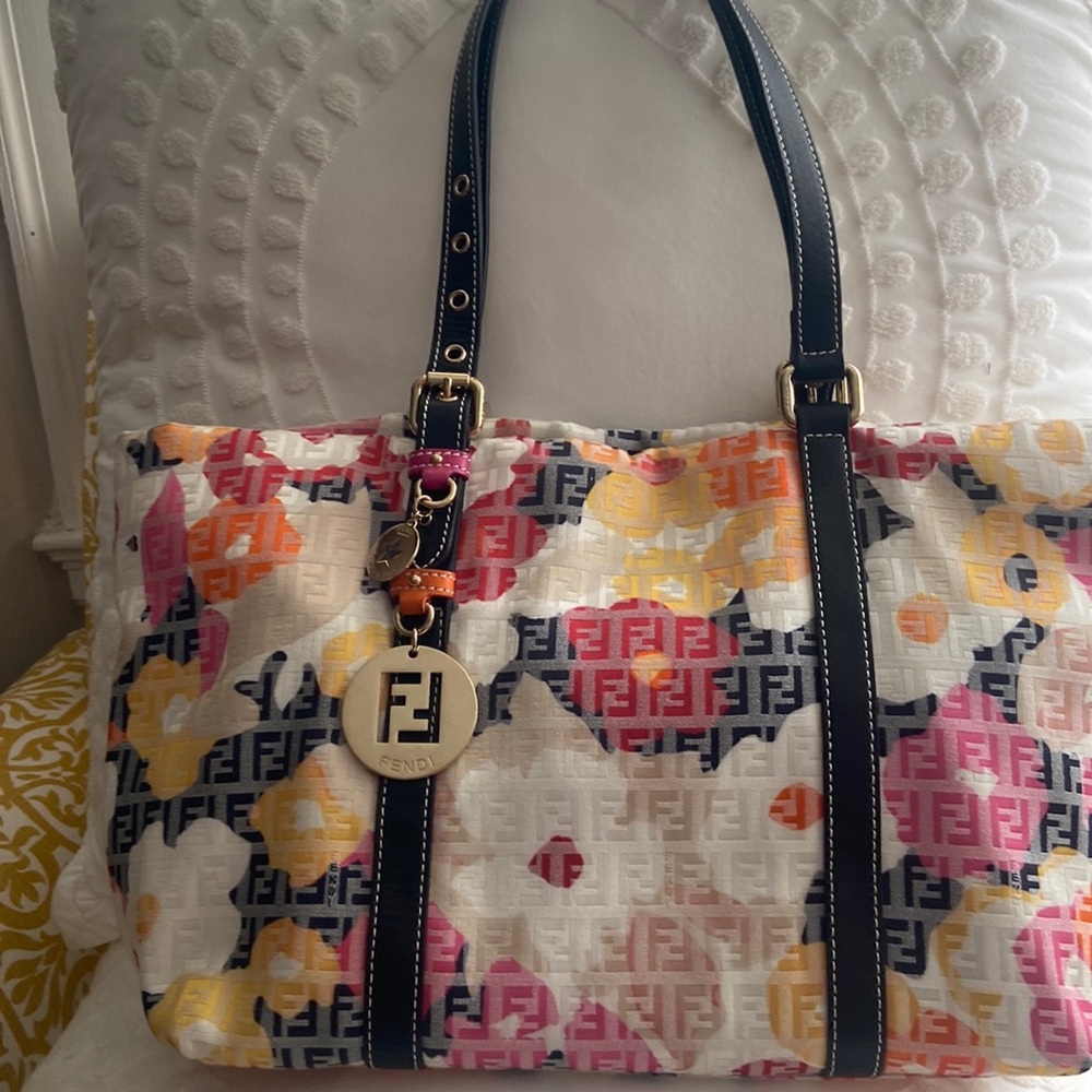 Authentic Fendi floral Tote bag